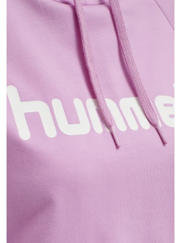 Hummel Hummel Cotton Kapuzenpullover Hmlgo Multisport Damen Atmungsaktiv in ORCHID