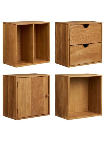 ebuy24 Wandregal Mina Eiche 30 x 18 cm