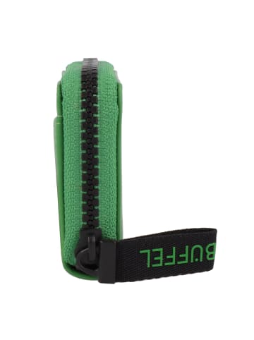 Braun Büffel Capri Geldbörse RFID Schutz Leder 11 cm in grün