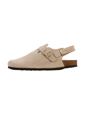 Divine Factory Leder-Pantoletten Boreal BS Beige