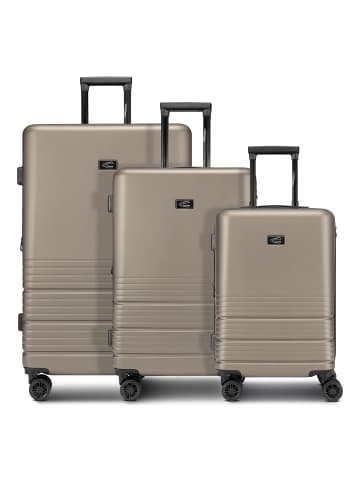 Camel Active Hanoi 4 Rollen Kofferset 3-teilig mit Dehnfalte camel