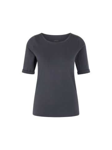 MARC CAIN Shirt aus Baumwollstretch in Blau