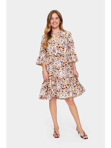 SAINT TROPEZ Kleid EdaSZ Casual fit in Birch Dot Leopard