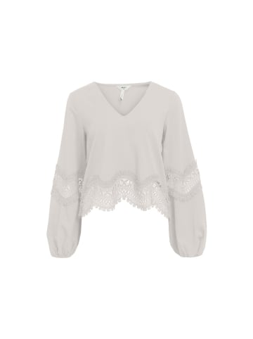 Object Langarmbluse in white sand