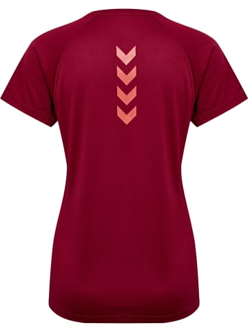 Hummel Hummel T-Shirt Hmlsprint Multisport Damen in RHUBARB