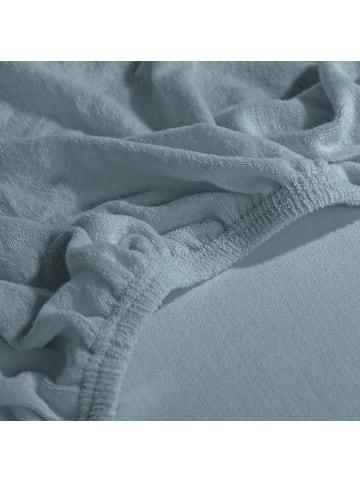 Erwin Müller Frottee Kinder-Spannbettlaken 2er-Pack Erding in hellblau