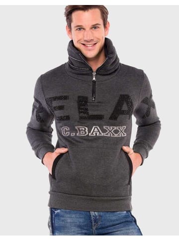 Cipo & Baxx Sweatshirts in ANTHRACITE