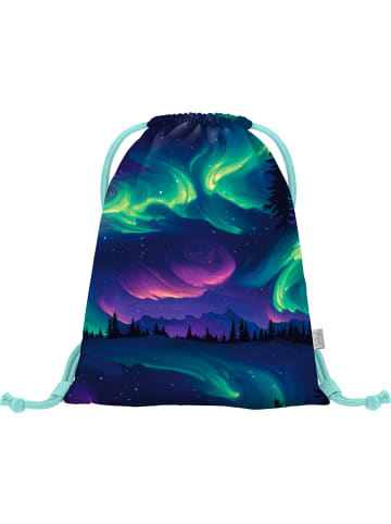 BAAGL Turnbeutel mit Tasche in Violett Aurora