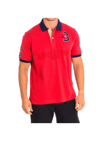 La Martina Poloshirt in Red