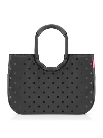 Reisenthel Loopshopper L Frame Shopper Tasche 46 cm in glossy dots black