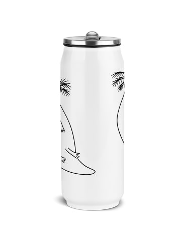 Mr. & Mrs. Panda Trinkflasche Axolotl Liebe ohne Spruch in Weiß