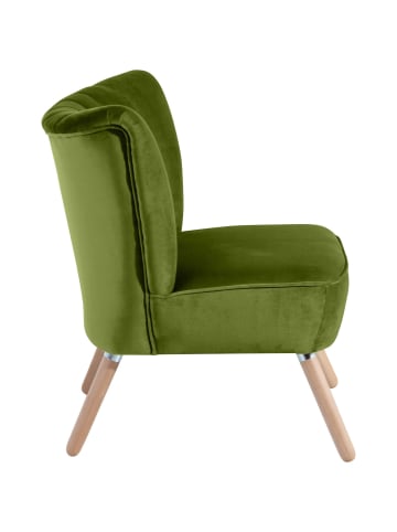 others SESSEL Kadisha Bezug Samtvelours Buche natur / oliv