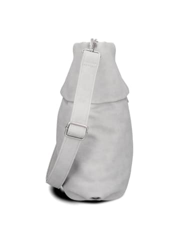 Zwei Mademoiselle.M Schultertasche 31 cm in nubuk ice