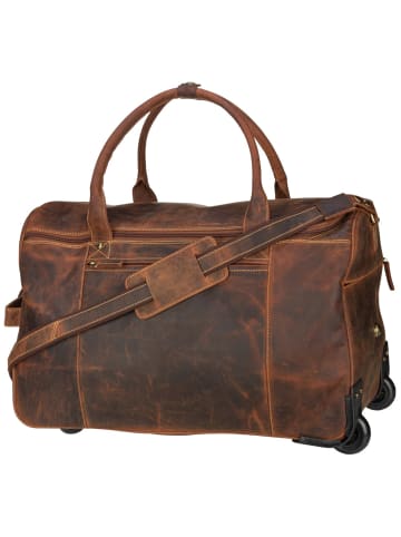 Greenburry Reisetasche Vintage Traveller in Sattelbraun