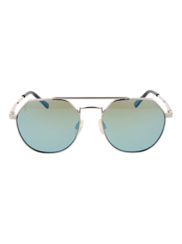 Serengeti Unisex Sonnenbrille Flieger Silber
