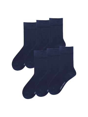 Hudson Socken Simply³ 6-Pack in Marineblau