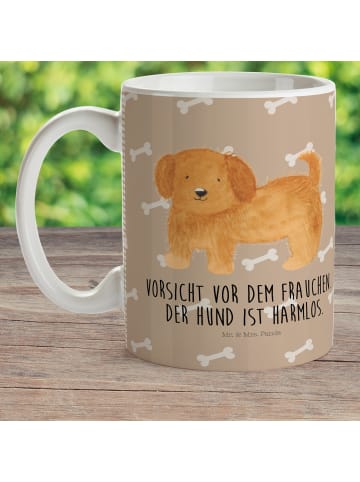 Mr. & Mrs. Panda Trinkbecher Hund Flauschig mit Spruch in Hundeglück