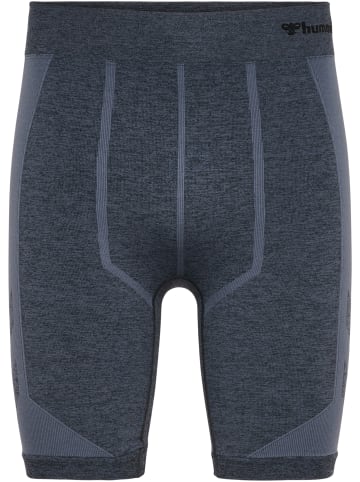 Hummel Hummel Tight Kurze Hose Hmlmt Yoga Herren Atmungsaktiv Feuchtigkeitsabsorbierenden Nahtlosen in BLACK/ASPHALT MELANGE