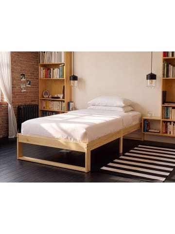 Beliani Kinderbett TALAIRAN in Braun - (W) 95 x (H) 31 x (L) 205 cm