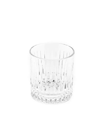 Almina Almina Elisa 6 Tlg. Trinkgläser-Set Wasserglas mit Riffle in Transparent