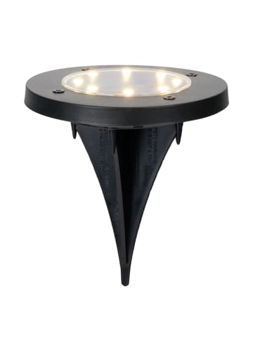 näve LED Solarleuchte "KIAN" in schwarz - (L)11.5 cm x (B)11.5 cm x (H)12 cm