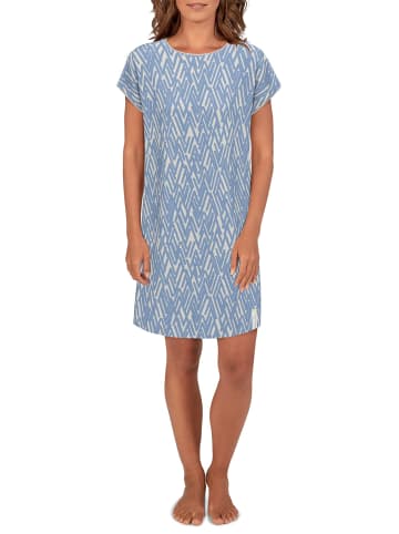 Tom Tailor Nachthemd Westport in blau-mittel-Allover