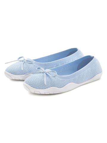 LASCANA Sneaker Ballerinas in hellblau