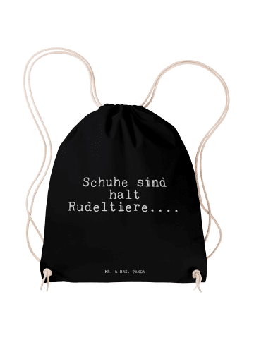 Mr. & Mrs. Panda wander rucksack Schuhe sind halt Rudeltiere....... in Schwarz