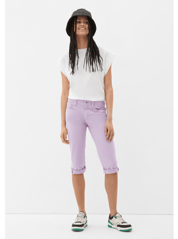 QS Jeans-Hose 3/4 in Lila