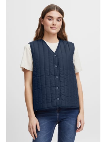 Oxmo Strickweste OXSadget - 21800140-ME  Weste mit Knopfleiste in Dunkelblau