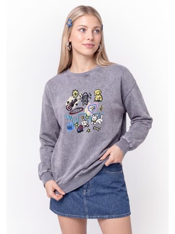 myMo Women Sweatshirt in Dark Grey