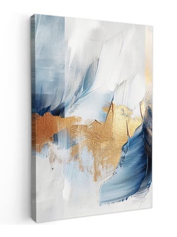 OnlyWow Leinwand Bilder Abstrakt gold
