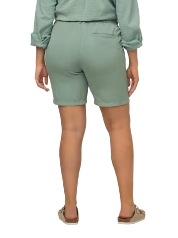 Ulla Popken Shorts in helles moosgrün