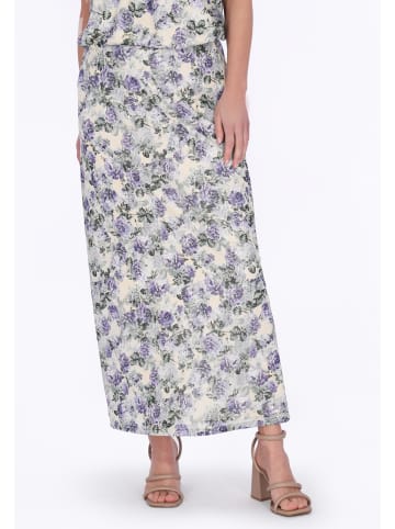 Usha Women Skirt in lavender multicolor