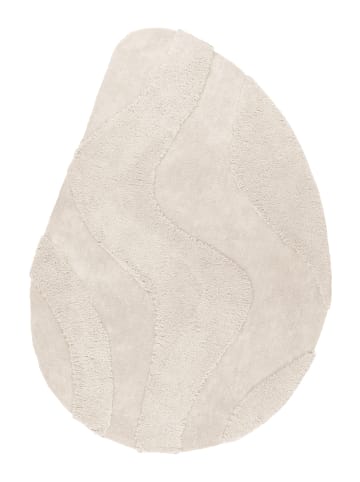 Vivorum Wohnzimmer Teppich – Hochflorteppich Pulp 225 in creme