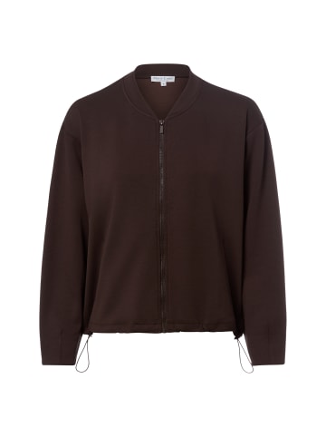 Marie Lund Sweatjacke in schoko - 0003