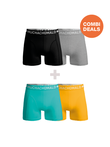 Muchachomalo 4er-Set: Boxershort in Mehrfarbig - für Herren