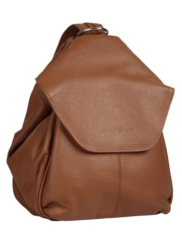 Bruno Banani Rucksack echt Leder in braun