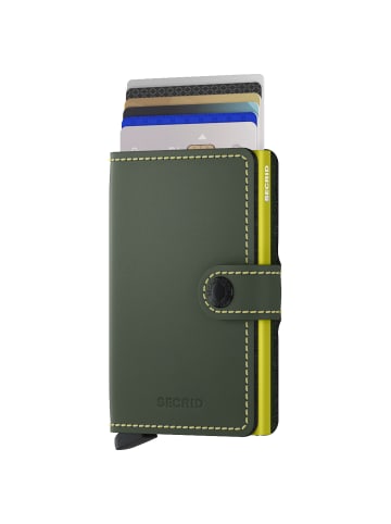 Secrid Matte Miniwallet - Geldbörse RFID 6.5 cm in green lime