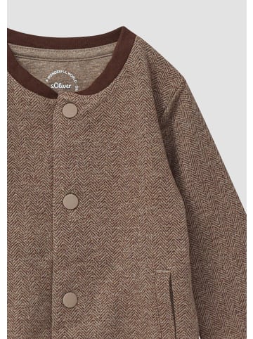 s.Oliver Sweatshirt Jacke in 86X2_braun