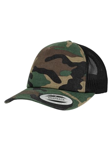  Flexfit Trucker in woodcamo/blk