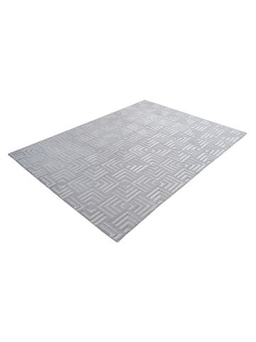 Vivorum Kurzflor Teppich Calma 325 in Silber
