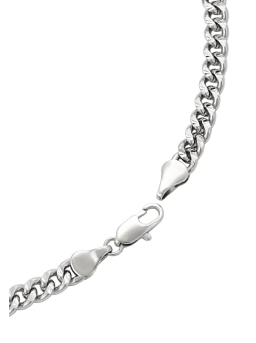 faina Women Curb Chain Link Bracelet in Silver