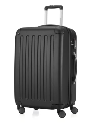 Hauptstadtkoffer Spree - Mittelgroßer Koffer Hartschale Trolley 65 cm, TSA, 74 L in Schwarz