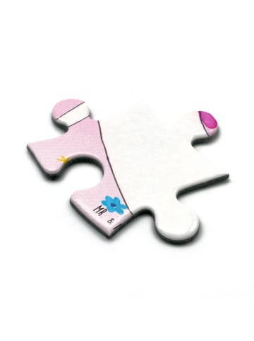 Mr. & Mrs. Panda Puzzle Einhorn Yoga ohne Spruch in Rot Pastell