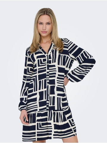 JDY Hemdblusenkleid in Black Iris