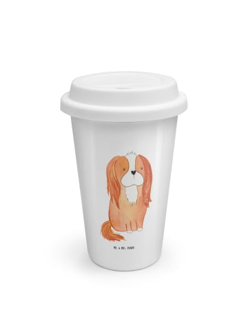 Mr. & Mrs. Panda Coffee To Go Becher Hund Cavalier King Charles ... in Weiß
