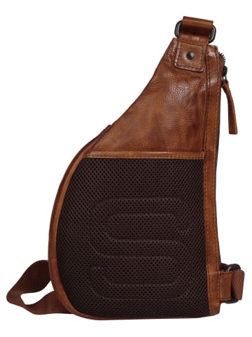 SPIKES & SPARROW Crossover Bag in cognac