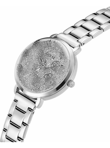 Guess Analoguhr für Damen in silber