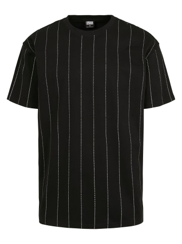 Urban Classics Urban Classics Herren Oversized Pinstripe Tee in black
